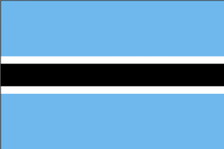 4X6 FT NYL-GLO BOTSWANA BOTSWANAN BOTSWANIAN FLAG - 190754