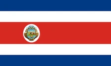 4X6 FT NYL-GLO COSTA RICA RICAN FLAG - 191838