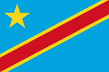 2X3 FT NYL-GLO DEMOCRATIC REPUBLIC OF CONGO 2006 CONGOLESE FLAG - 199460