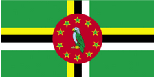 5X8 FT NYL-GLO DOMINICA DOMINICAN FLAG - 192239