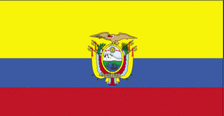 5X8 FT NYL-GLO ECUADOR GOVERNMENT ECUADORIAN FLAG - 192336
