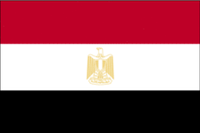 2X3 FT NYL-GLO EGYPT EGYPTIAN FLAG - 192357