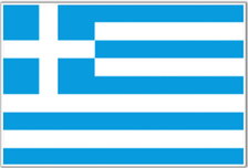 4X6 FT NYL-GLO GREECE GRECIAN GREEK FLAG - 193011