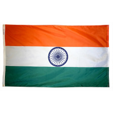 5X8 FT NYL-GLO INDIA INDIAN FLAG - 193648