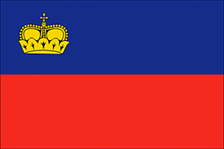 5X8 FT NYL-GLO LIECHTENSTEIN LIECHTENSTEINIAN LIECHTENSTEINER FLAG W/CROWN - 221395