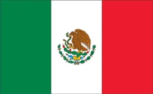 2X3 FT NYL-GLO MEXICO MEXICAN FLAG - 195703