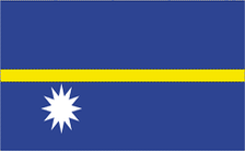 5X8 FT NYL-GLO NAURU NAURUAN FLAG - 221459 5X8 FT NYL-GLO NAURU NAURUAN FLAG - 221459