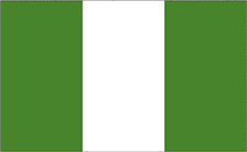 2X3 FT NYL-GLO NIGERIA NIGERIAN FLAG - 196372 2X3 FT NYL-GLO NIGERIA NIGERIAN FLAG - 196372