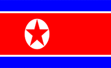 2X3 FT NYL-GLO NORTH KOREA KOREAN FLAG - 221490