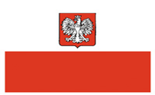 2X3 FT NYL-GLO POLAND W/EAGLE POLANDER POLISH FLAG - 221080