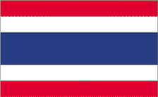4X6' NYL-GLO THAILAND THAI FLAG 4X6' NYL-GLO THAILAND THAI FLAG