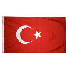 5X8' NYL-GLO TURKEY TURKISH FLAG