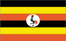 4X6' NYL-GLO UGANDA UGANDAN FLAG
