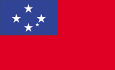 5X8' NYL-GLO WESTERN SAMOA SAMOAN FLAG 5X8' NYL-GLO WESTERN SAMOA SAMOAN FLAG