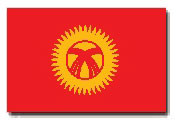 2X3' NYL-GLO KYRGHYZSTAN KYRGHYZSTANI KYRGHYZSTANIAN FLAG