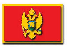 2X3' NYL-GLO MONTENEGRO 2006 MONTENEGRIN FLAG