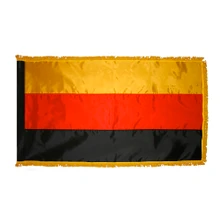 3X5' COL NYL-GLO GERMANY GERMAN W/FRINGE FLAG