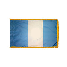 3X5' COL NYL-GLO GUATEMALA CIVIL GUATEMALAN W/FRINGE FLAG