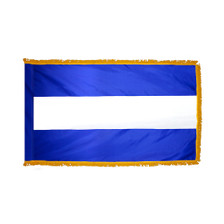 3X5' COL NYL-GLO NICARAGUA CIVIL NICARAGUAN W/FRINGE FLAG