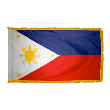 3X5' COL NYL-GLO PHILIPPINES FILIPINO PINOY PINAY W/FRINGE FLAG 3X5' COL NYL-GLO PHILIPPINES FILIPINO PINOY PINAY W/FRINGE FLAG