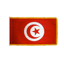 3X5' COL NYL-GLO TUNISIA TUNISIAN W/FRINGE FLAG 3X5' COL NYL-GLO TUNISIA TUNISIAN W/FRINGE FLAG