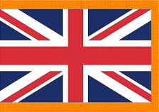4X6'COL NYL-GLO UNITED KINGDOM UK GREAT BRITAIN BRITISH FLAG W/ FRINGE 4X6'COL NYL-GLO UNITED KINGDOM UK GREAT BRITAIN BRITISH FLAG W/ FRINGE