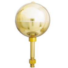 4 IN GOLD ANODIZED ALUM BALL - 800053