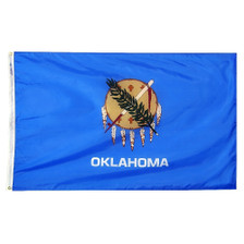 12X18'' NYL-GLO OKLAHOMA FLAG