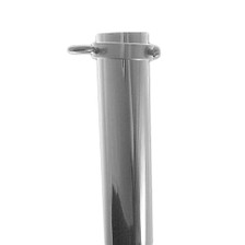 94S 9 FT X 1-1/4 IN SILVER ALUM POLE - 555363
