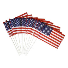 Annin Saf-T-Ball 4x6 US White Stick Flag - 1 Quantity - 41110-1"