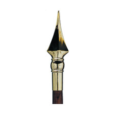 31G 8 IN BRASS PLATED FANCY SPEAR - 607353