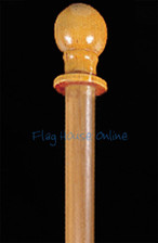 STYLE B5-VB 5 FT X1 IN POLE W/BALL 6PK - 531100 STYLE B5-VB 5 FT X1 IN POLE W/BALL 6PK - 531100