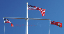 Annin Fiberglass Yardarm for 25 FG245R & FG245C Alliance Flagpoles 171 Annin Fiberglass Yardarm for 25 FG245R & FG245C Alliance Flagpoles 171