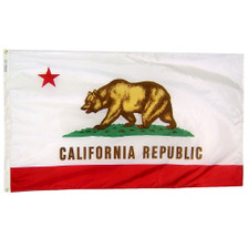 6X10' NYL-GLO CALIFORNIA  FLAG