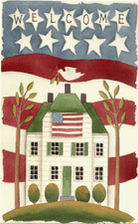 28X40 IN POLY WELCOME HOUSE BANNER - 23 28X40 IN POLY WELCOME HOUSE BANNER - 23