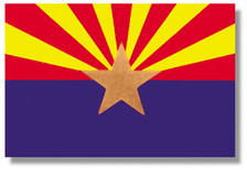 ARIZONA AZ State Flag US State Flags 2x3 ft Polyester TT04