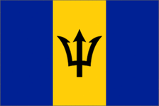 3x5 Ft Polyester Barbados International Barbadian Flag P16