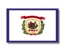 WEST VIRGINIA WV State Flag US State Flags 2x3 ft Polyester TT57 WEST VIRGINIA WV State Flag US State Flags 2x3 ft Polyester TT57