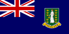 12X18'' NYL-GLO BRITISH VIRGIN ISLANDS FLAG 12X18'' NYL-GLO BRITISH VIRGIN ISLANDS FLAG