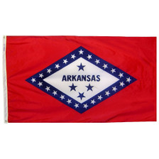 12X18'  NYL-GLO ARKANSAS FLAG 12X18'  NYL-GLO ARKANSAS FLAG