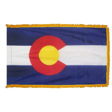 3X5' COL NYL-GLO COLORADO FRINGE FLAG 3X5' COL NYL-GLO COLORADO FRINGE FLAG
