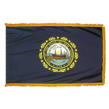3X5' COL NYL-GLO NEW HAMPSHIRE FRINGE FLAG