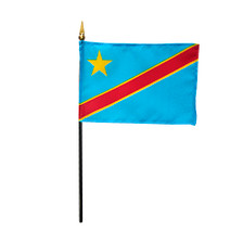 4X6 IN EB DEMOCRATIC REPUBLIC OF CONGO 2006 CONGOLESE FLAG MTD 12PK - 210156 4X6 IN EB DEMOCRATIC REPUBLIC OF CONGO 2006 CONGOLESE FLAG MTD 12PK - 210156