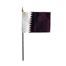 4X6 IN EB QATAR QATARI QATARIAN FLAG MTD 12PK - 210114