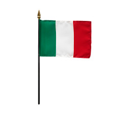 4X6 IN EB ITALY ITALIAN FLAG MTD 12PK - 210072