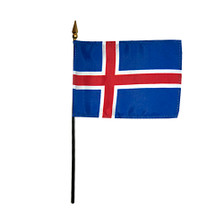 4X6 IN EB ICELAND ICELANDER FLAG MTD 12PK - 210065