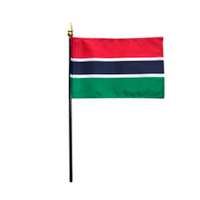 4X6 IN EB GAMBIA GAMBIAN FLAG MTD 12PK - 210052