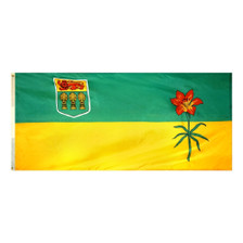 3X6'  NYL-GLO SASKATCHEWAN FLAG 3X6'  NYL-GLO SASKATCHEWAN FLAG