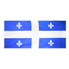 3X6'  NYL-GLO QUEBEC FLAG
