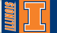 3X5 FT POLY ILLINOIS FIGHTING ILLINI - 2729